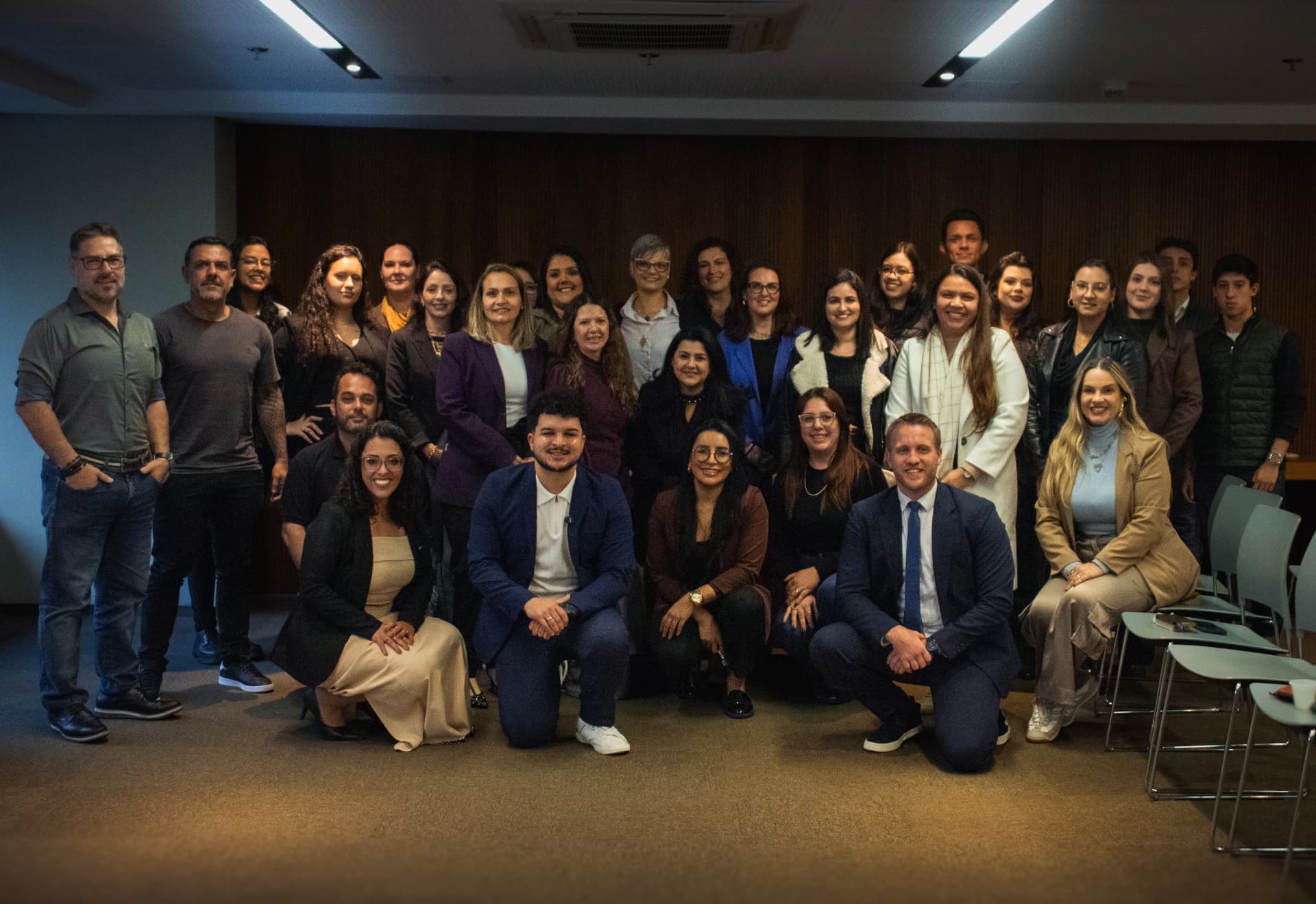 Turma reunida ao final do workshop